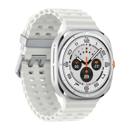 Умные часы Samsung Galaxy Watch Ultra 47мм, ремешок Marine (Titanium White, 2024)